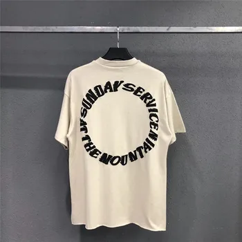 

CPFM X Sunday Service LISA KANY EWEST T shirt Men Women 1:1 Best Quality Top Tees Oversize Long sleeve T-Shirts