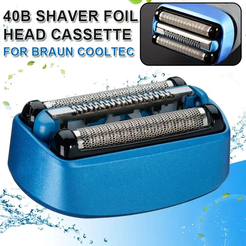 

Shaver Foil Head Cassette Replacement Parts for Braun 40B for CoolTec CT2s CT2cc CT3cc CT4s CT4cc CT5cc CT6cc Blade Head