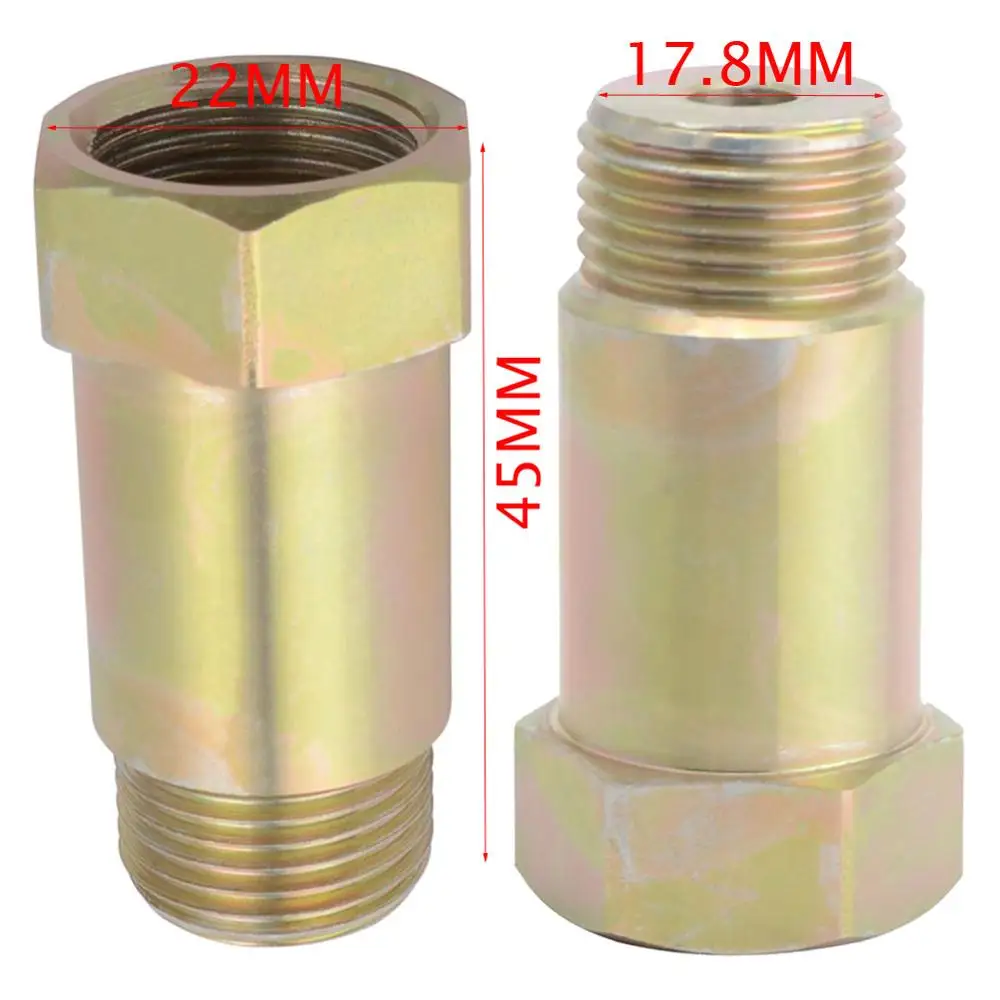 M18x1.5 O2 кислородный датчик Bung тестовая труба удлинитель адаптер универсальные