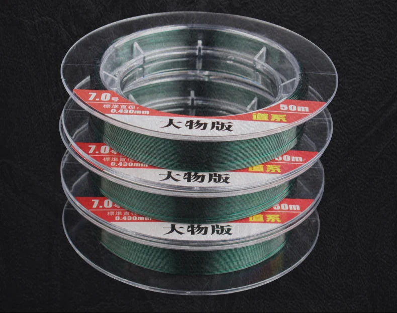 50m 2.0 #-20 # Nylon Rock Angelschnur Fluor kohlen wasserstoff schnur super starke Zug schnur Sink schnur für Herings fische 0,23-0,80mm Durchmesser – Detail 11