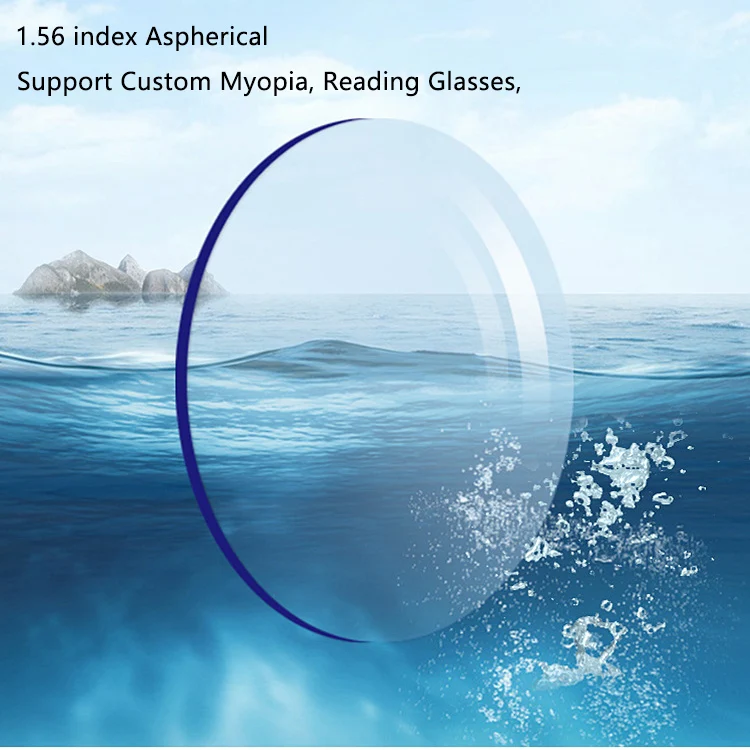 

1.56 index Aspherical Eyeglasses Clear Lenses Myopia Nerd Reading Prescription Glasses Women Men Eyewear Accessories UV400