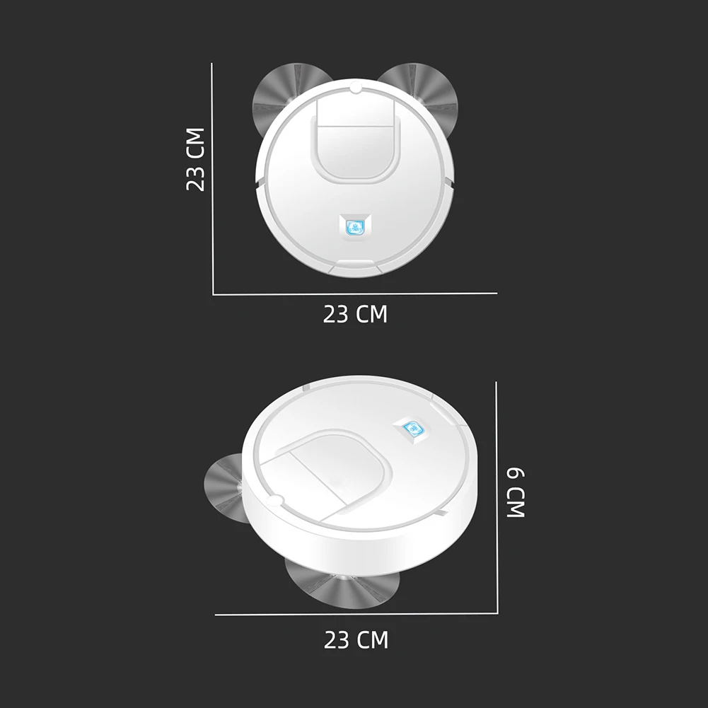 Бытовой автоматический 3 в 1 бесшумный умный робот всасывающая уборочная машина, Швабра для пола, высокоэффективный пылесос