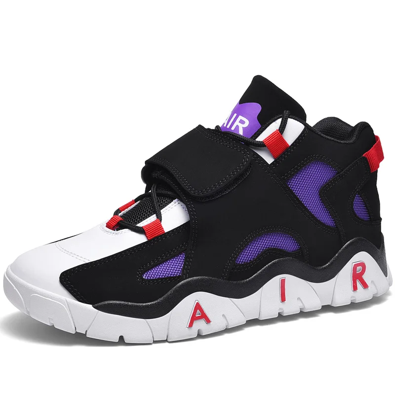 purple Дышащие Ретро баскетбольные кроссовки Jordan мужские уличные спортивные баскетбольные кроссовки противоскользящие амортизирующие кроссовки Jordan мужские кроссовки - Цвет: purple