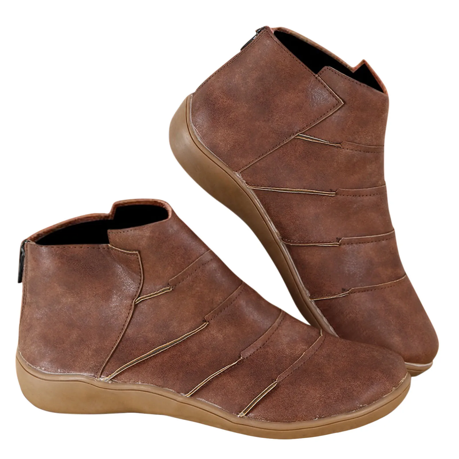 bottines plissées femme