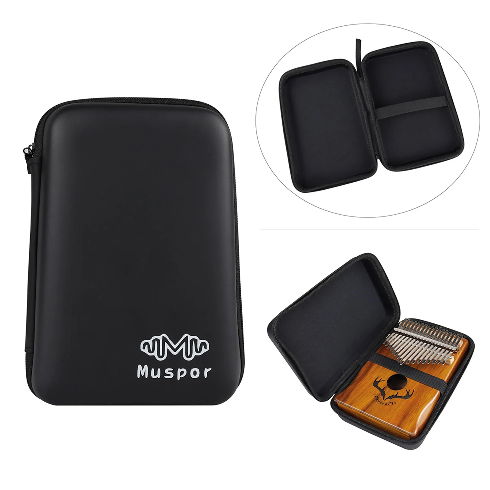 Portable Kalimba Storage Bag for 10/17/21-Keys Percussion Thumb Piano Gig Bag Birthday Present for Kids Adult Beginners