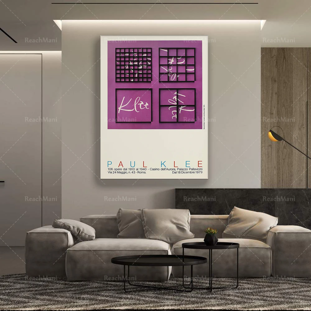 Paul Klee 1979 Mostra Poster | Vintage Mostra D'Arte Poster