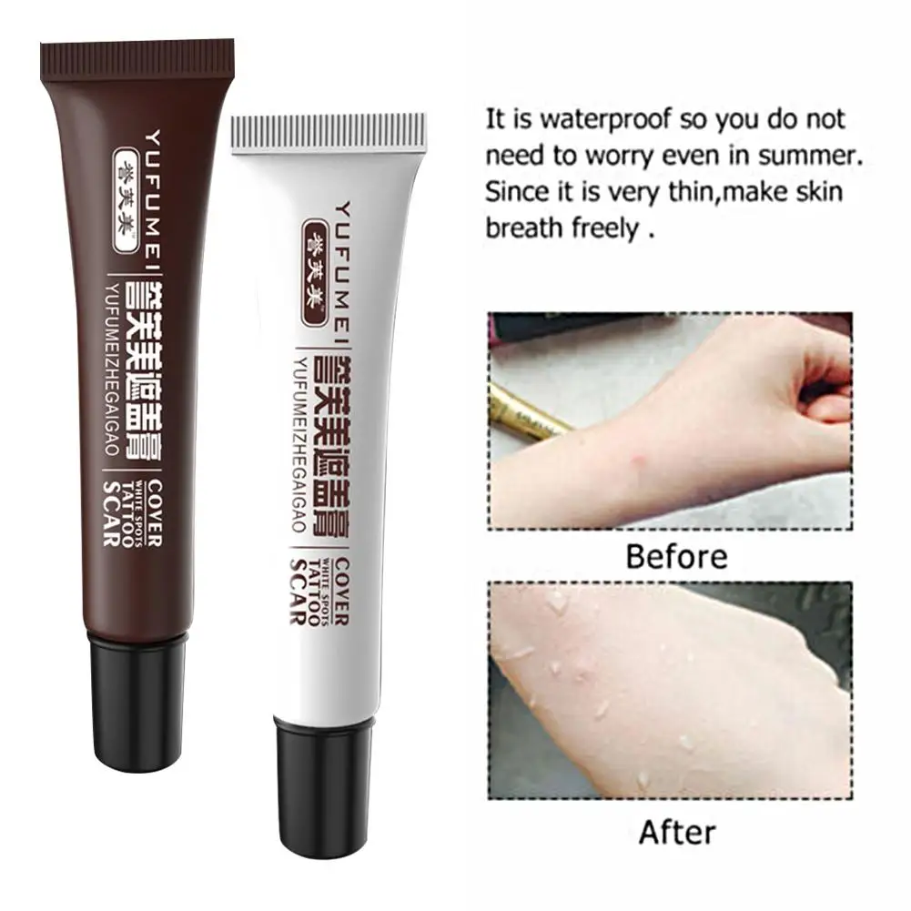 2pcs/Set Skin Concealar Stick Camouflage Make-Up Concealer For Tattoo, Scar And Birthmark Cover Up Tattoo Concealer Cream 3