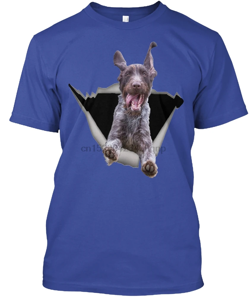 Men t shirt Sticker Car Wirehaired Pointers tshirts Women t-shirt |