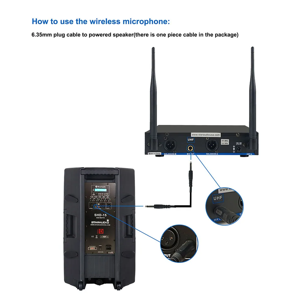 handheld headset microphone system