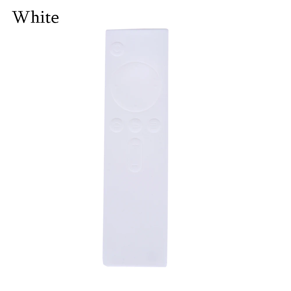 1PC Soft Silicone TPU Remote Control Covers Rubber Controller Dust Anti-Slip Covers Protective Case Household Merchandises - Цвет: white
