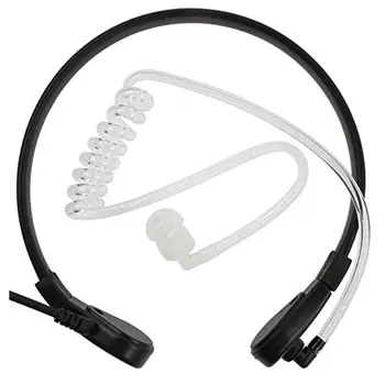 

Walkie Talkie T Head Small Throat Control Plastic Material Acoustic Tube Handset For Motorola Radios 1 Piece
