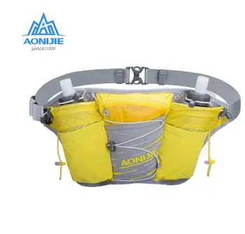 

AONIJIE Outdoor Sports Running Lightweight Waist Bag Belt Hydration Fanny Pack Double Water Tanks Camping Marathon Jogging