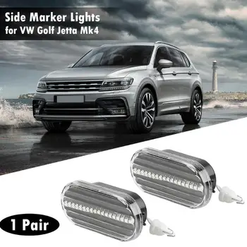 

Flow LED Side Marker Lights Excellent Craftsmanship Well Durability 1 Pair Smoke Lens Sequential for VW Golf Jetta Mk4