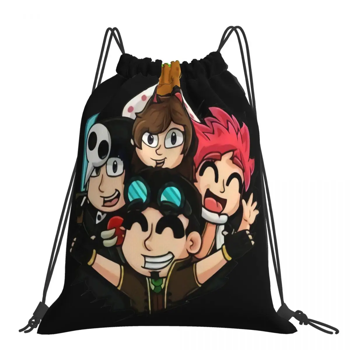 Maglia-mochila con estampado de Youtuber para chicas, bolsa de viaje de Maglietta V 3 Team Wgf