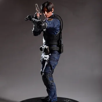 

32CM Reside Evil Leon Figure PVC Action Figure Toys Collectible Model Dolls Children's Gifts Adults Large Size Room Decoration
