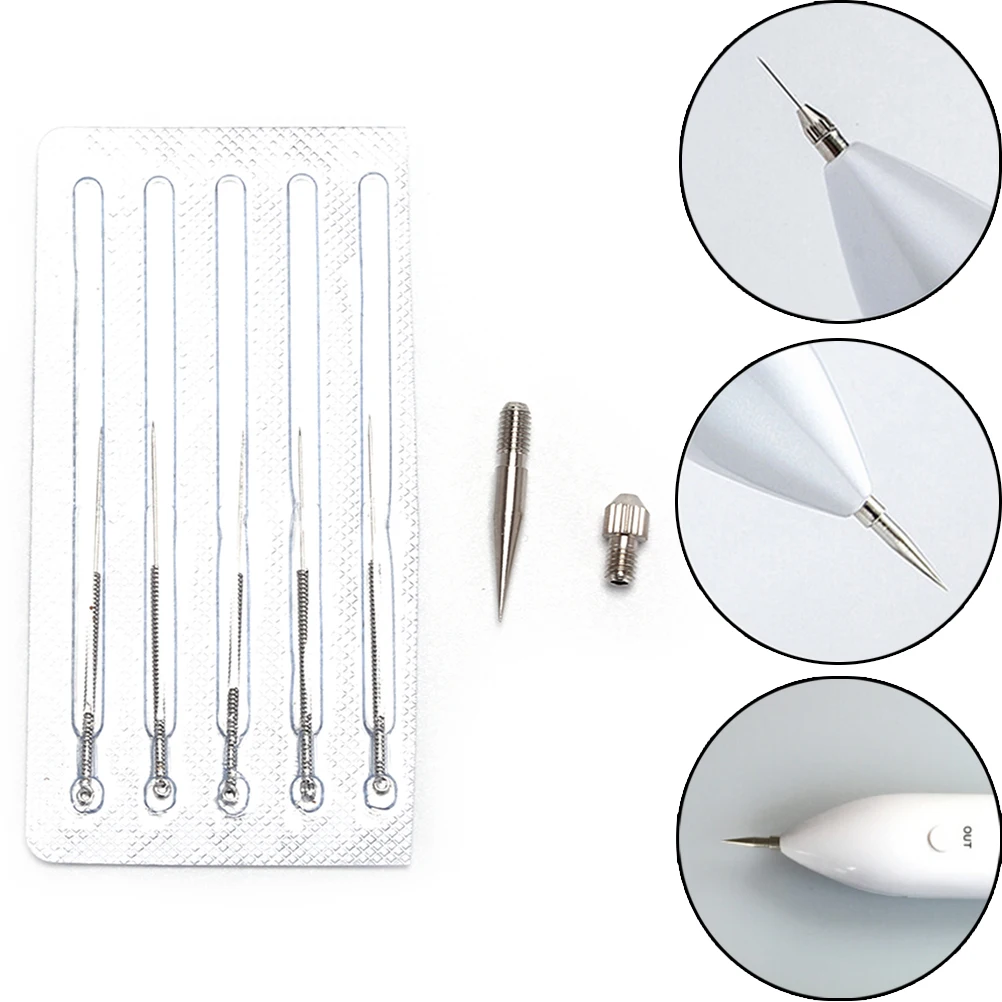 Removal Wart Tag Tattoo Removal Pen Needles Spot Remover Dedicated Needles for Laser Freckle Removal Machine Skin Mole