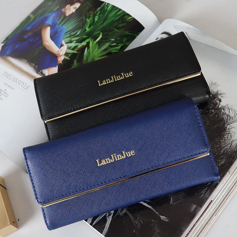 aliwood Leather Long Women's Wallet Clutch Cartera Mujer Elegant Large Capacity 3 Fold Female Wallets Phone Pocket Card Holder aliwood Leather Long Women's Wallet Clutch Cartera Mujer Elegant Large Capacity 3 Fold Female Wallets Phone Pocket Card Holder