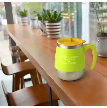 

Hot Water Reusable Mug Stainless Steel Portable Office Double Wall Cup Coffee Metal Filizanki Do Kawy Kitchen Dining Bar KK60MK