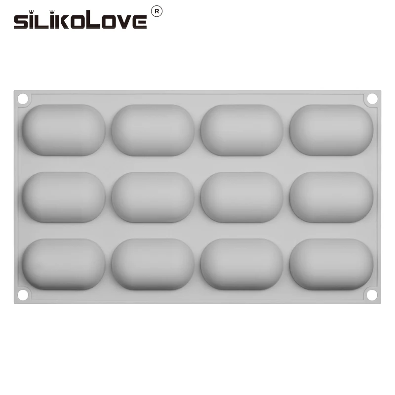 Силиконовая форма SILIKOLOVE для Мусса с 12 емкостями сделай сам изготовления десертов