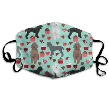 

Poodles Dogs print Dustproof and windproof mask, washable and reusable, suitable for outdoor sports