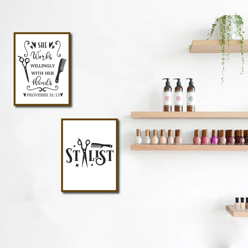 Hairdresser-Hairstylist-Gifts-Barber-Shop-Wall-Art-Canvas-Painting-Hair-Salon-Life-Quote-Poster-Beauty-Salon (2)