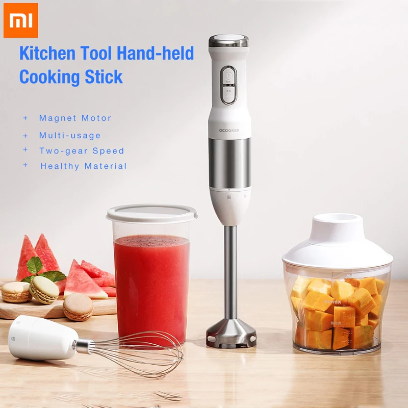 

Electric Stir Stick 800ml Hand-Held Cooking Stick Multi-Function 2-Gear Stirring Egg-Laying Ground Meat Chopping