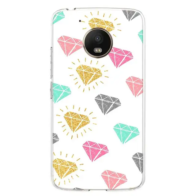 Diamond Wallpaper Phone Case For Motorola Moto G8 G7 G6 G5 G5s G4
