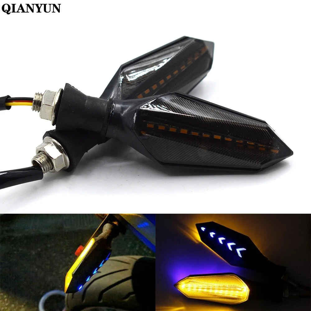 

Universal motorcycle LED turn signal indicator light amber running light For Triumph SPEED TRIPLE DAYTONA 955i SPEED FOUR TT 600
