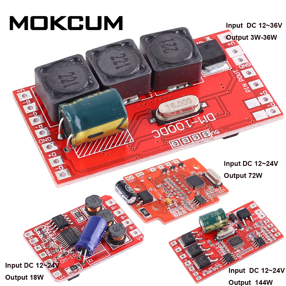 DC 12в 36в 12В 24В DMX512 декодер RGB контроллер 3 канальный смарт переключатель для Вт 18 6 36