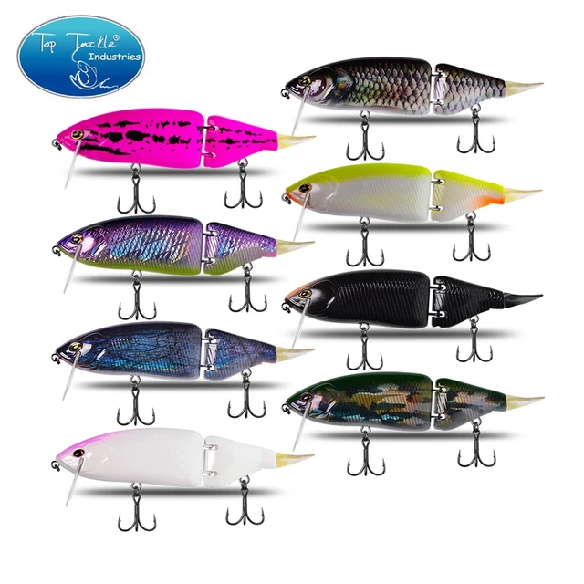 CF LURE Jointed Swimbait Bait 135mm 33g Shad Glider Swimbait Fishing Lures  Hard Body Floating Bass Pike Painting Flaw on Sale