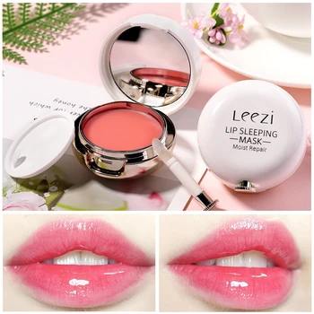 

Beauty Lip Cream Moisturizing Anti-dry Lip Balm Skin Care Rose Essential Oil Repair Sleep Lip Mask Repair Lip Color Fade TSLM1