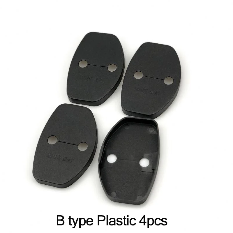 Аксессуары для стайлинга автомобилей дверной замок водонепроницаемый ржавчины защитный чехол для Porsche 911 Cayenne Macan Cayman Boxster - Цвет: B type Plastic
