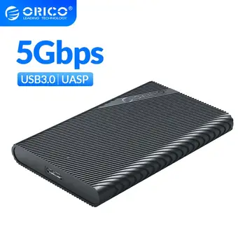 

ORICO HDD Case 2521U3 2.5inch HDD SSD Case Mobile Box SATA to USB 3.0 Micro-B Adapter 5Gbps Hard Drive External Enclosure HDD