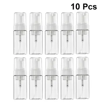 

10pcs Portable Sparkling Bottles Makeup Pump Bottle Empty Bottles Transparent Subpackaging Bottle for Daily Use (100ml)