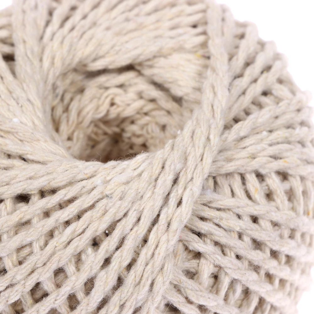 110/220-Feet Cooking Butcher's Cotton Twine Meat Prep and Trussing Turkey Strings DL Cotton Bakers Twine String Cord Rope Rustic