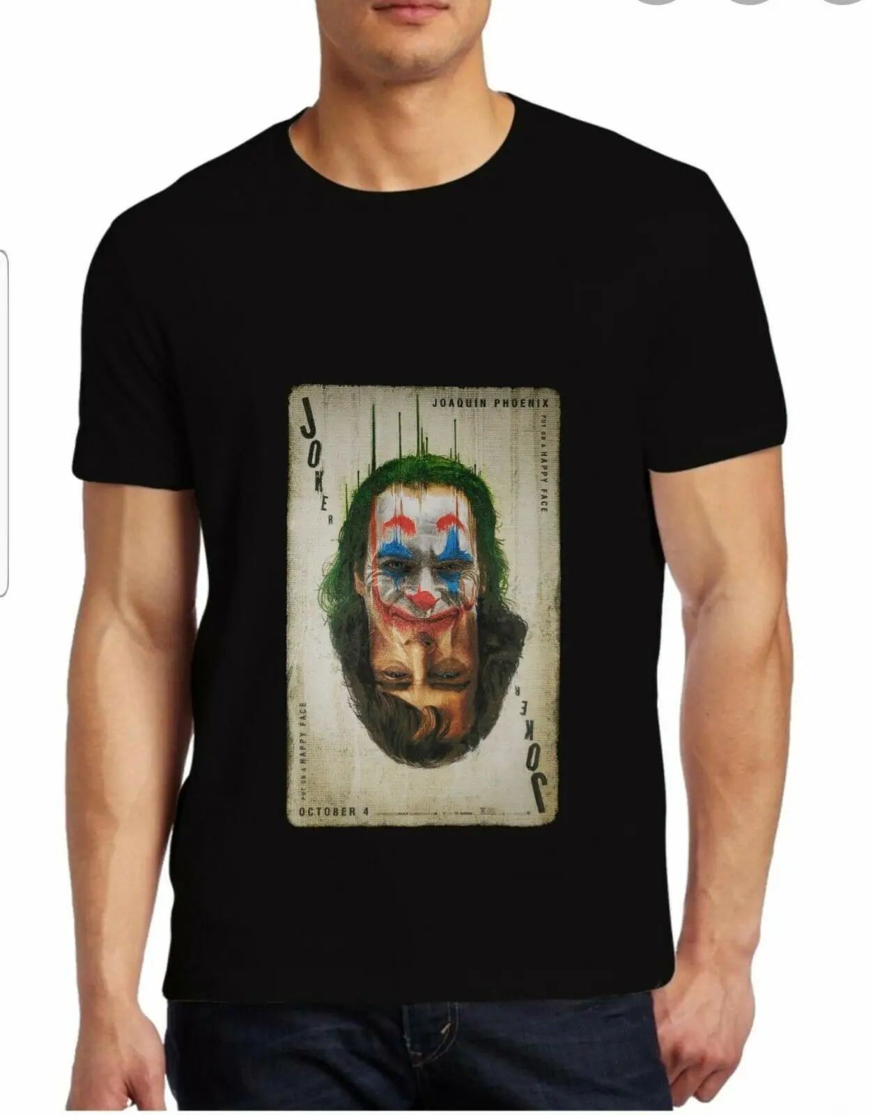 

Joker t shirt DTG printing Tops Tees Printed Men T Shirt