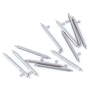 

10Pcs Hot Sale Quick Release Spring Bars Stainless Steel Watch Band Strap Pin Bar Tool Parts 12~24mm