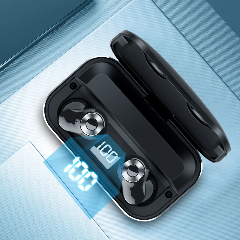 A6S мини TWS отпечатков пальцев Touch Bluetooth наушники, HD стерео беспроводные наушники, шумоподавление игровая гарнитура