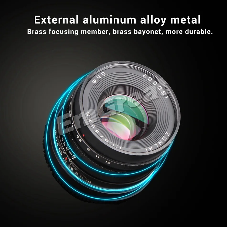 Zonlai 35 мм F1.6 Большая диафрагма ручной основной объектив для Sony E mount Fuji Mount a6300 a6500