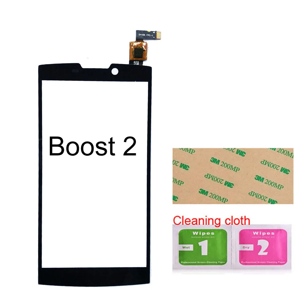 Boost2 Black 5,0 ''Boost2 Boost3 сенсорный экран для высокого экрана Boost 2/3 сенсорный экран дигитайзер сенсор стеклянная панель Замена - Цвет: Boost2 Black