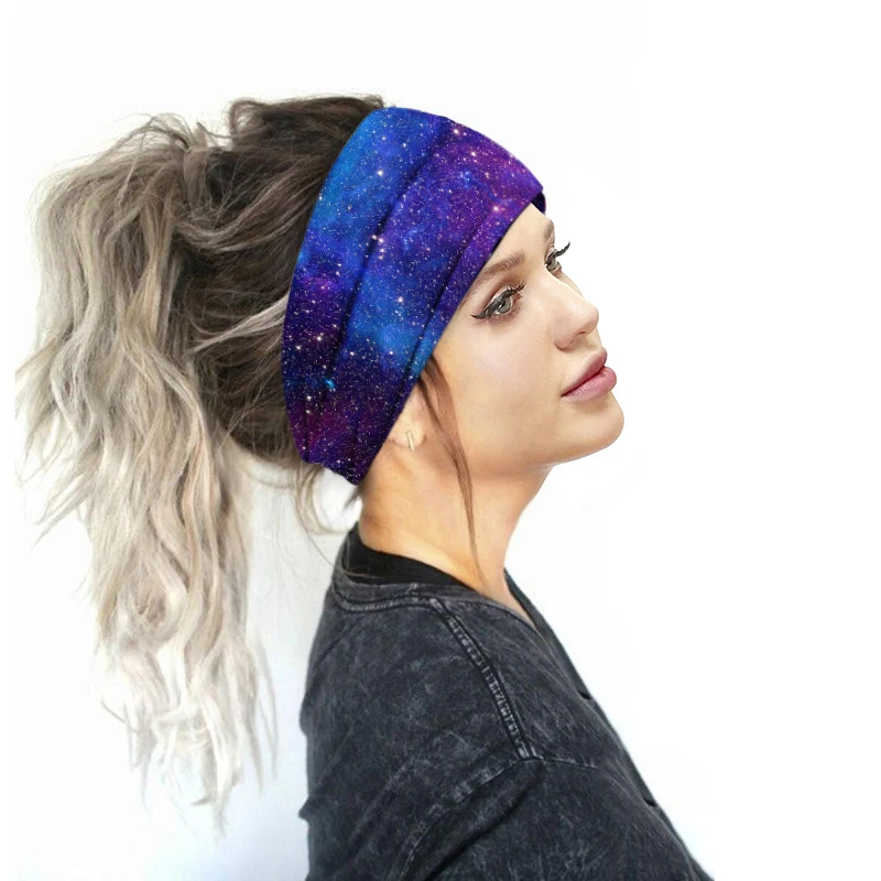 Women Headpiece Stretch  Headwear Bandage Stretch Women High Quality Headpiece Hot Sale Wide Elastic Hair Bands Headwrap