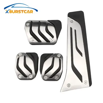 

Xburstcar Car Stainless Steel Pedal Pads Cover for BMW X1 X3 X4 X5 X6 1/2/3/5/6/7 Series E87 F20 E90 E92 E93 F30 F35 F34 F31 GT