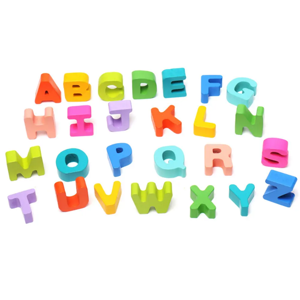 6-в-1 детей деревянный монтессори игрушка Дети рассчитывать с принтом в виде цифр и надписей познавательный, на поиск соответствия детское