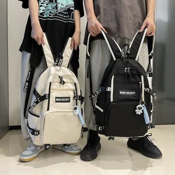 Student Backpack 2022 Large Capacity Nylon Waterproof Laptop Campus School Bags For Teenage Bag Soft Unisex Travel Backpacks Sac