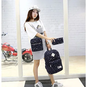 

Star Printing Orthopedics Schoolbags 3pcs/set School Bags For Girls Backpack School Backpacks Women Travel Bag Rucksacks Mochila