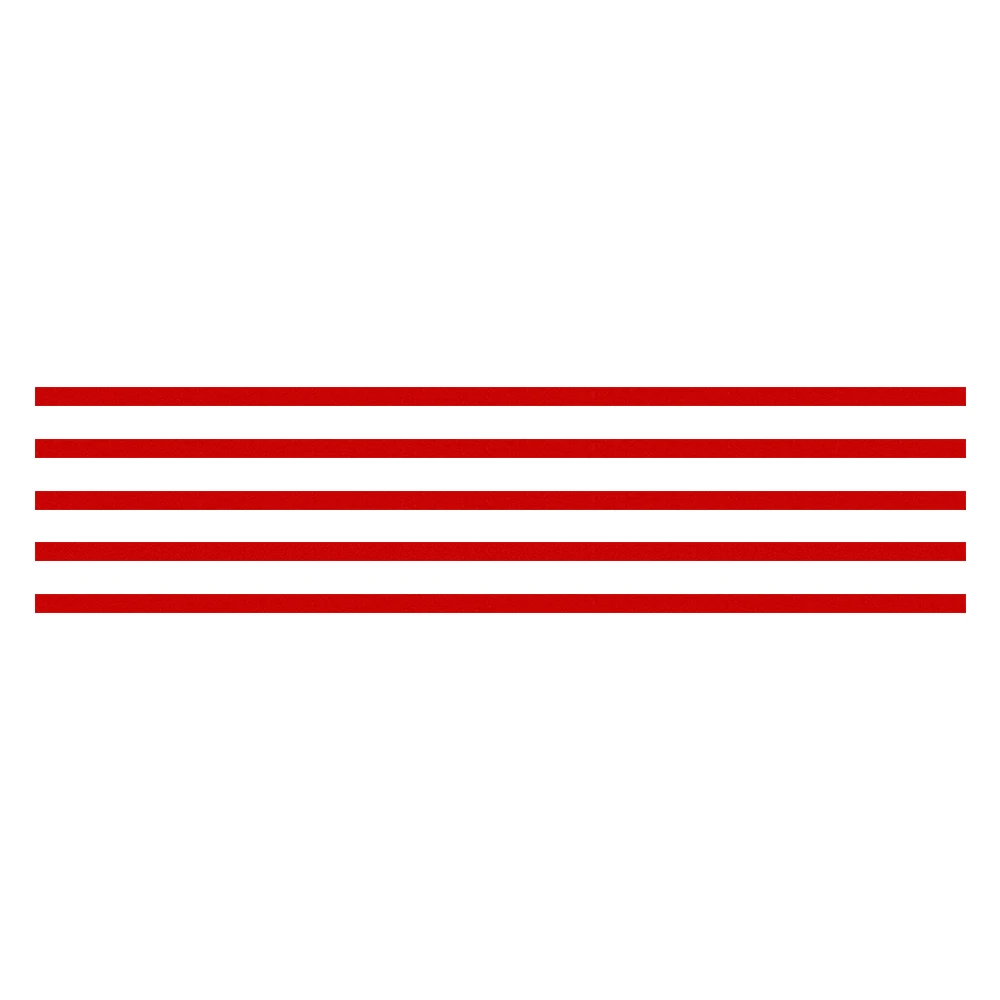 

DAWASARU Custom Car Strip Sticker Reflective Stickers Front Hood Grille Decals Car Styling Auto Decoration For VW Golf 20cm*2cm