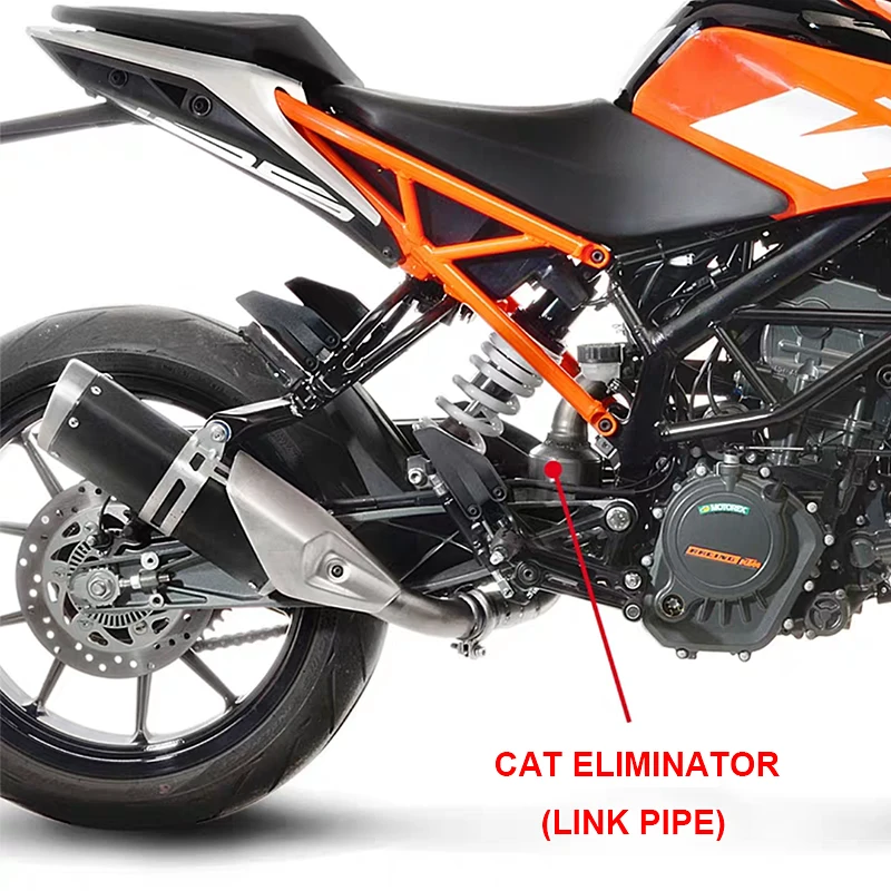 Для KTM DUKE 390 250 125 DUKE RC 390 125 RC выхлопной глушитель соединение средней Элиминатор Соединительная труба
