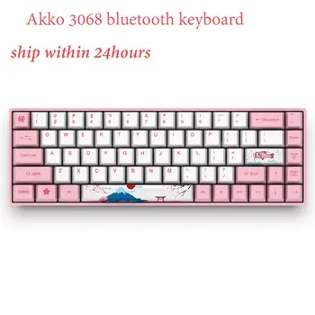 

Original AKKO 3068 World Tour Tokyo Bluetooth Mechanical Gaming Keyboard 68 Keys 85% PBT Computer Gamer Type C