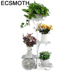 Étagère en fer pour la décoration du Balcon, étagère en forme de fleur 