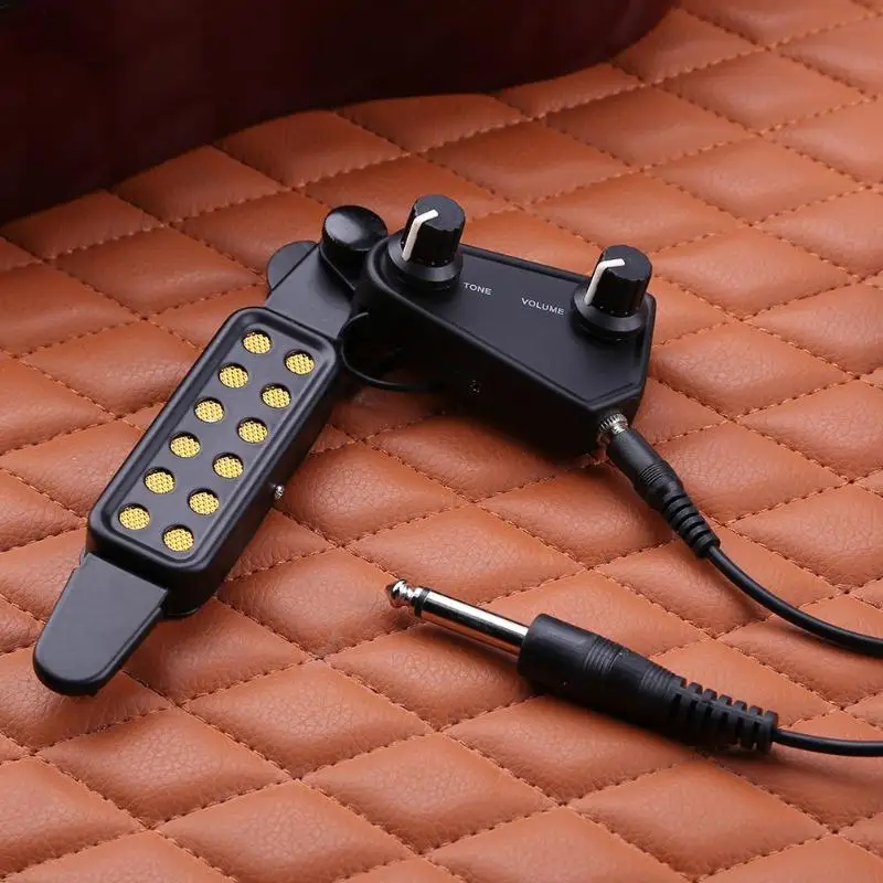 Высокое качество клип он Звук Пикап микрофон провод 12 отверстие акустическая